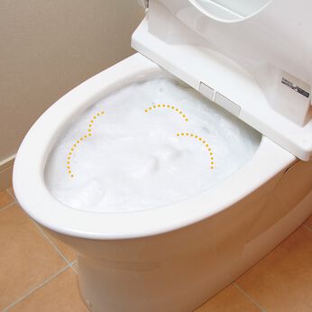 フェリシモの雑貨 Kraso | 月1回のラップ掃除トイレ 泡もこもこ除菌クリーナー