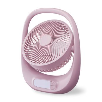 フェリシモの雑貨 Kraso | スリム＆軽量　充電式ポータブルファン〈ピンクベージュ〉