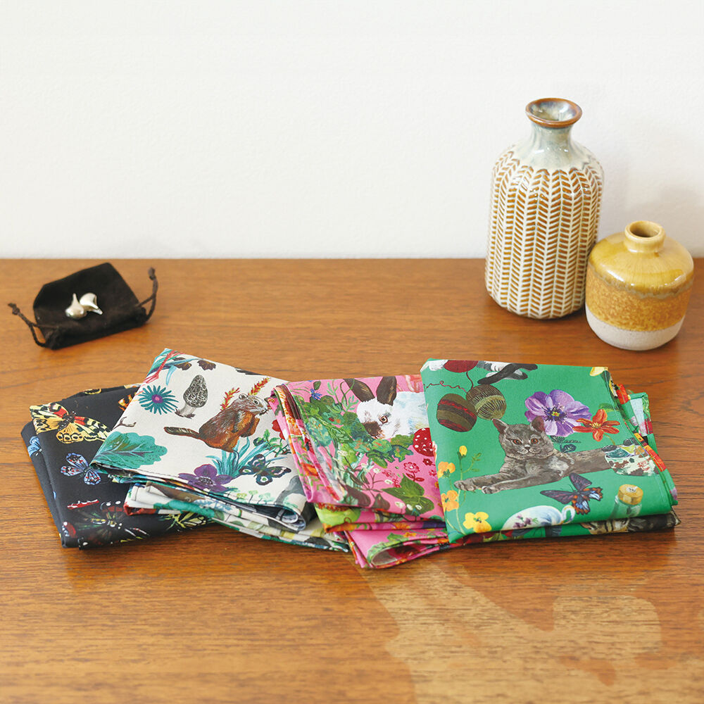 フェリシモの雑貨Kraso［クラソ］|Nathalie Lete Handkerchief Butterfly