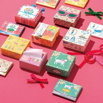 フェリシモの雑貨 Kraso | ガラフル 小箱にきゅん！メガネふき
