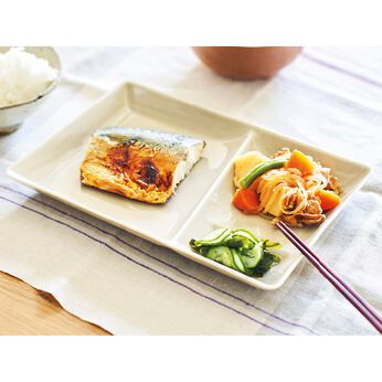 フェリシモの雑貨 Kraso | 二種も三種盛もOK洗い物 減らせるおかずプレート