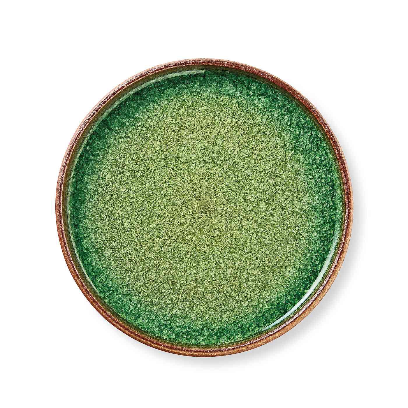 フェリシモの雑貨 Kraso|信楽焼の味わい深い　カラフル切立皿〈スモール〉の会|〈FRESH GREEN〉