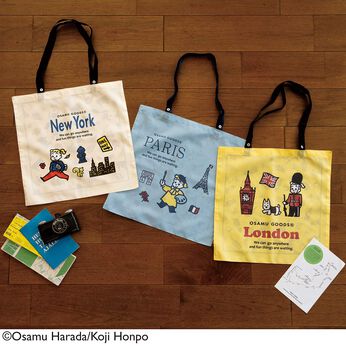 フェリシモの雑貨 Kraso | USEDo×OSAMU GOODS スカーフエコバッグ
