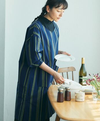 フェリシモの雑貨 Kraso | 着るだけでおうちコーデが完成重ね着風かっぽう着