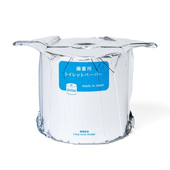 フェリシモの雑貨 Kraso | １０年保証＆２００ｍ圧縮備蓄トイレットペーパー