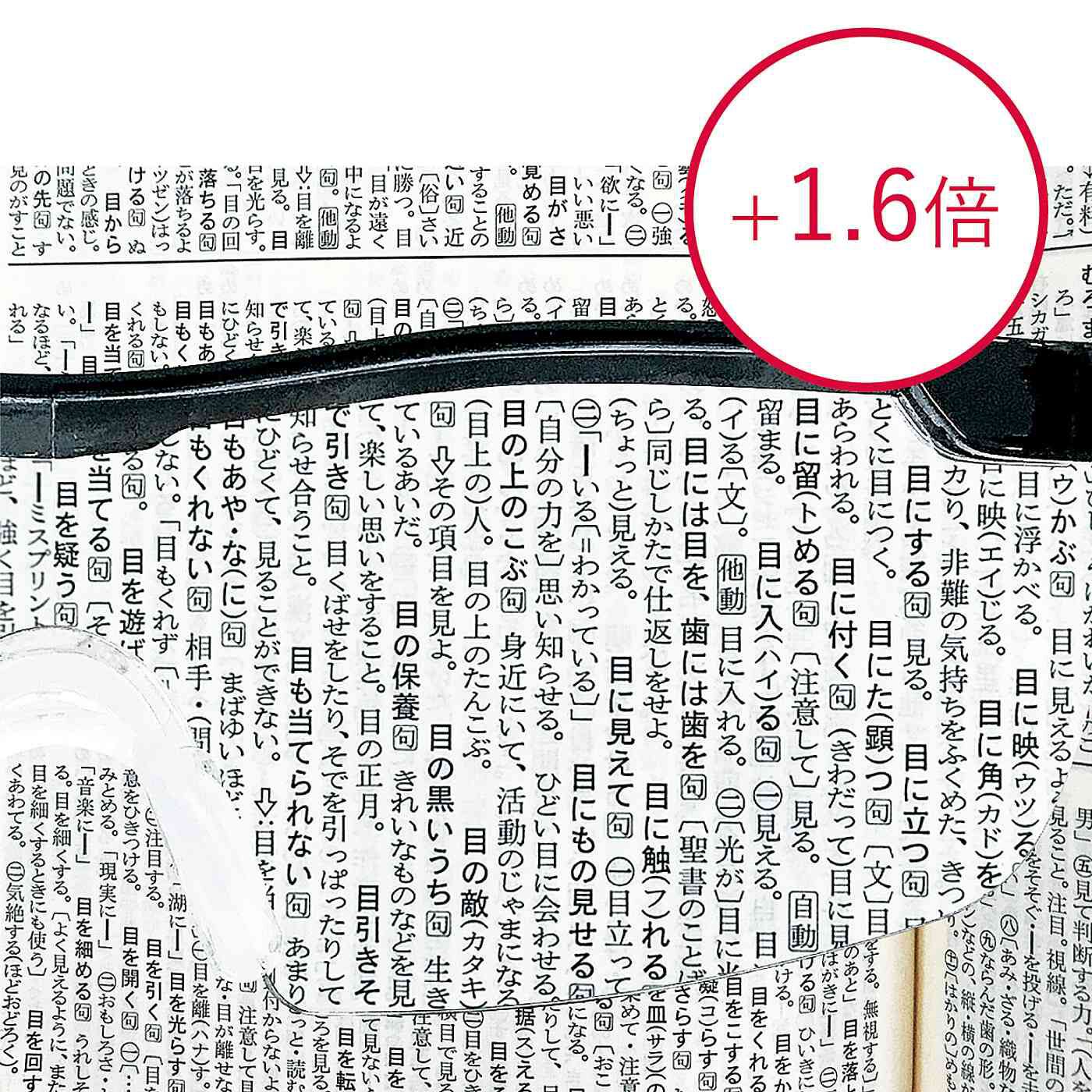 フェリシモの雑貨 Kraso|細かい文字や作業のストレスを軽減　拡大ルーペオーバーグラス〈1.6倍〉の会
