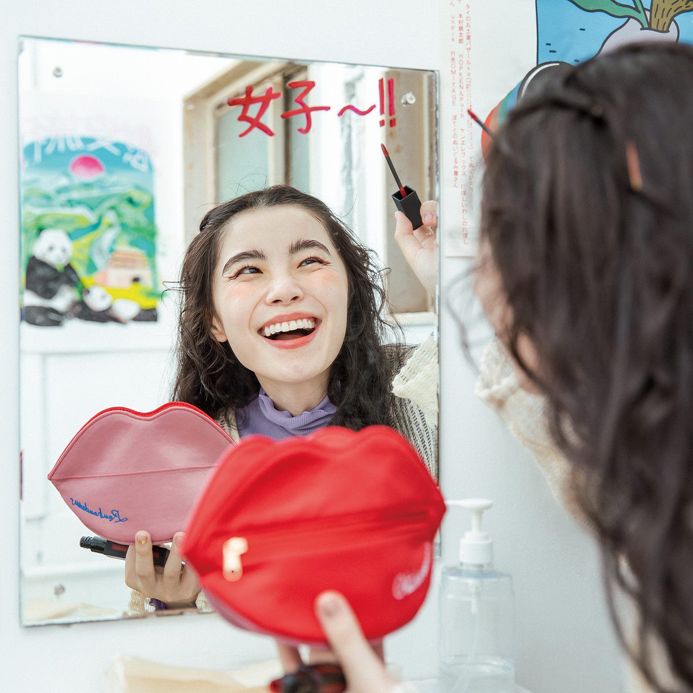 フェリシモの雑貨 Kraso|よしもとコラボ　紅しょうがの全女子に届け！ くちびるポーチ