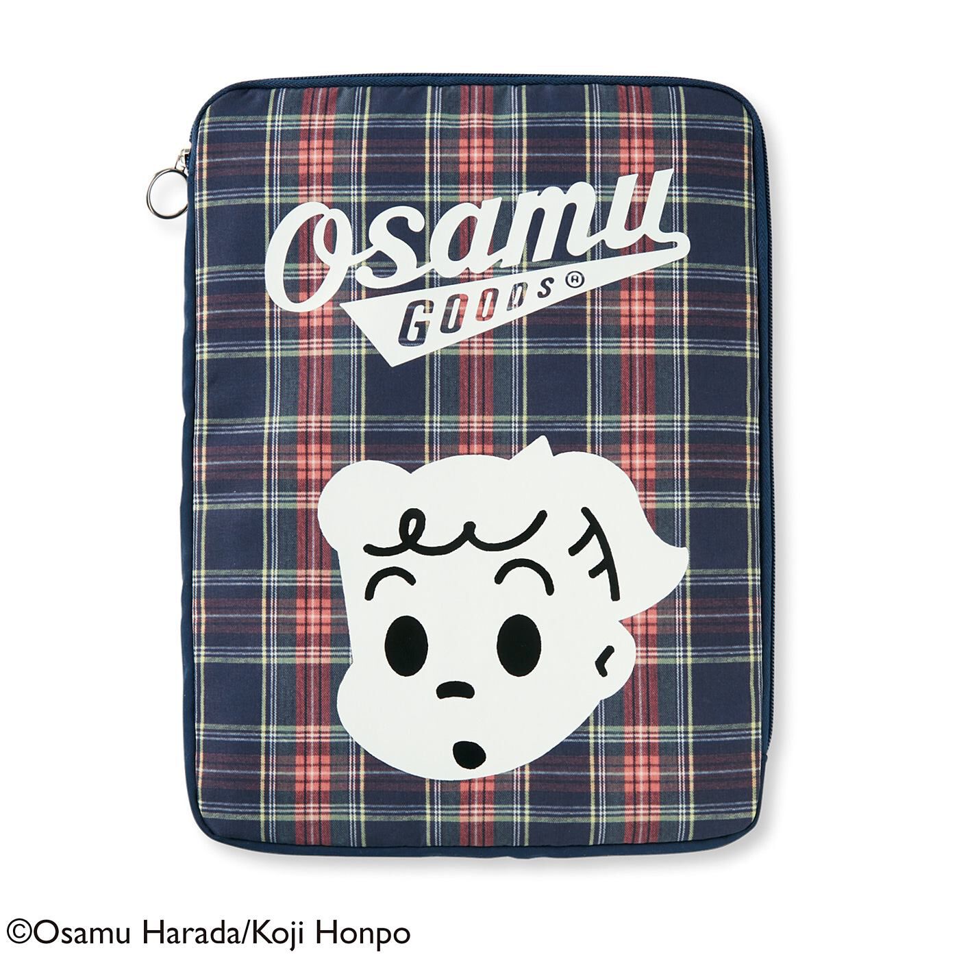 フェリシモの雑貨 Kraso|USEDo×OSAMU GOODS　トラッドなタータンチェックのＡ４ファイルポーチの会|〈ジル〉