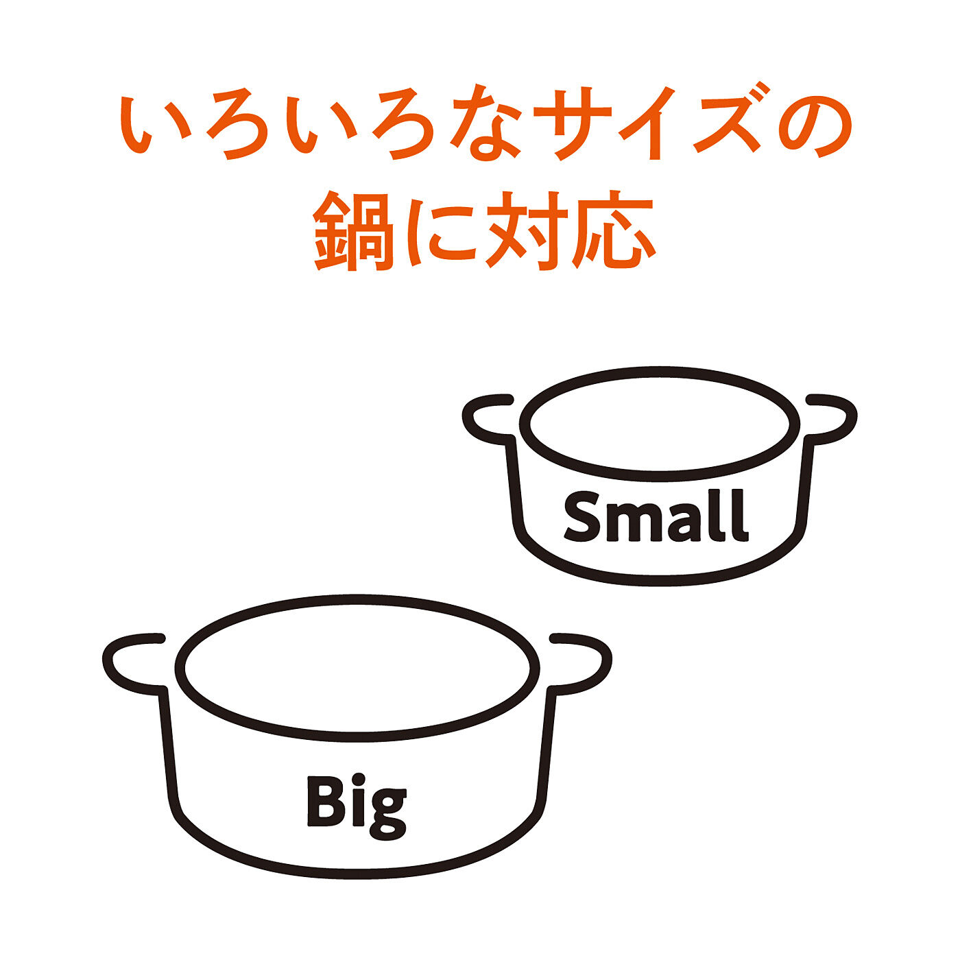 フェリシモの雑貨Kraso［クラソ］|気分はお店屋さん！　お手持ちの鍋で具材を整とん　鍋仕切り|内径約20〜30cmの鍋に対応。自由にサイズを変えられます。