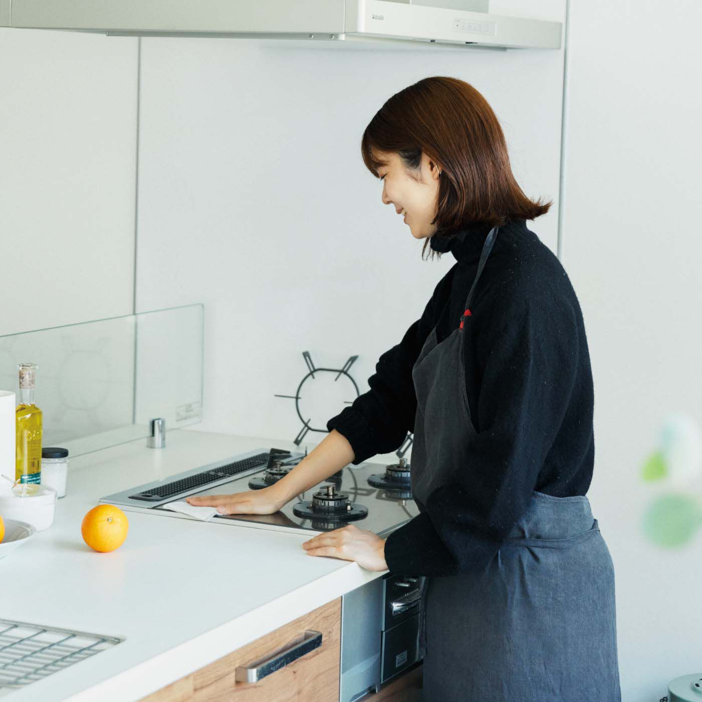 フェリシモの雑貨 Kraso|1/d After cooking　小掃除シートセット〈IH＆ガスコンロ用＋キッチン床用〉の会|併せて使って、キレイなキッチンを習慣に！