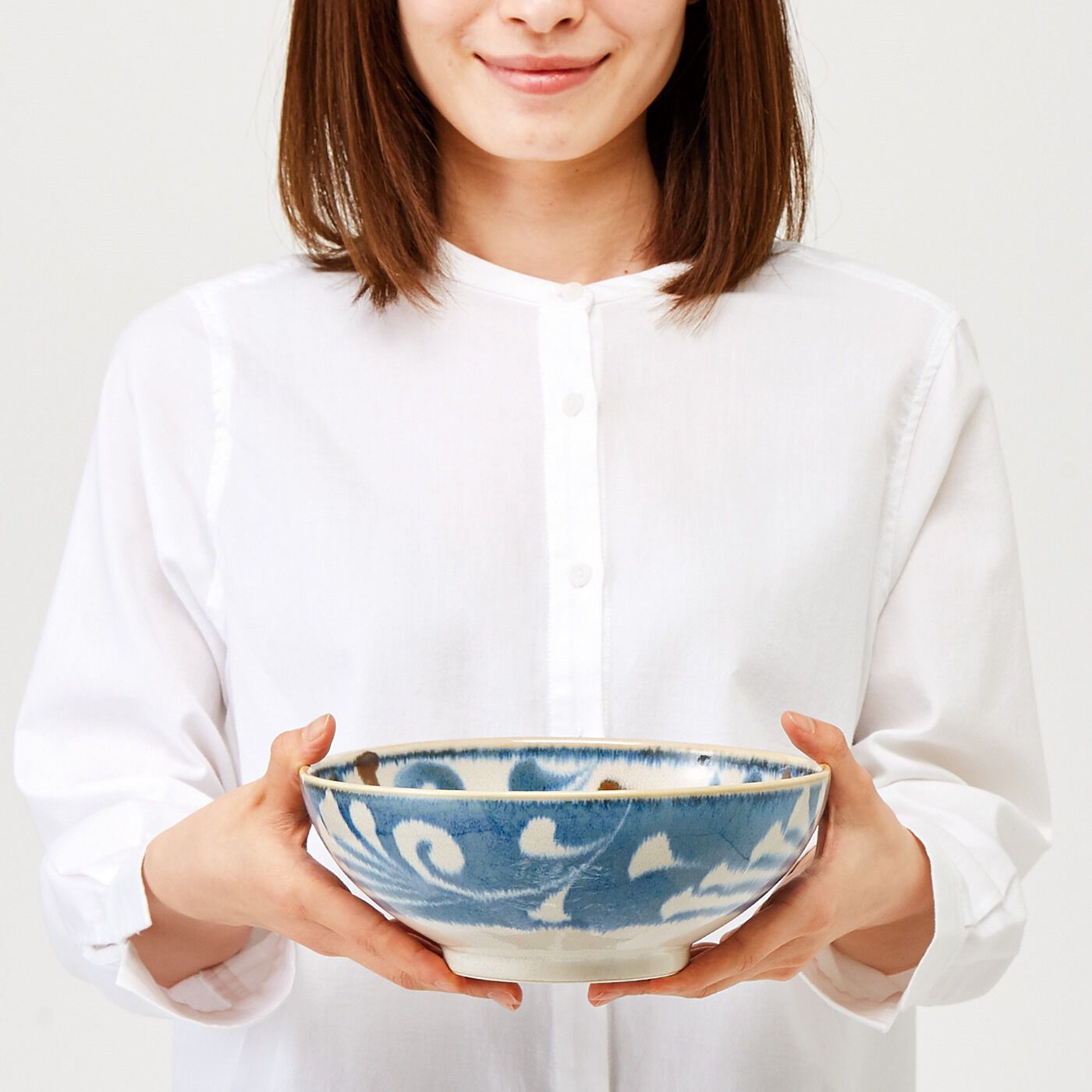 フェリシモの雑貨 Kraso|食卓を彩る和の器　日常に寄り添う美濃焼のめん丼の会|丼ものに使えるサイズ感。