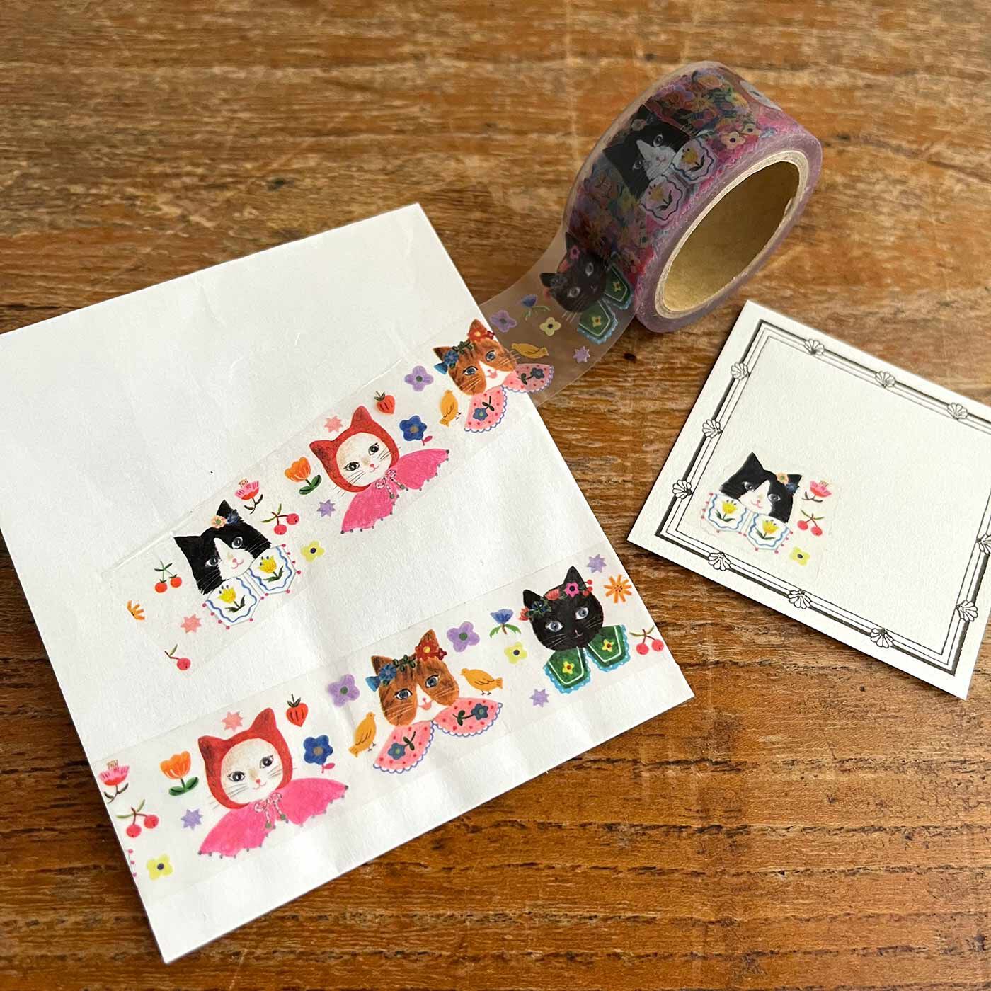フェリシモの雑貨 Kraso|cozyca products 人気の紙もの文具３点セットの会|布川愛子さんの透明マスキングテープ。