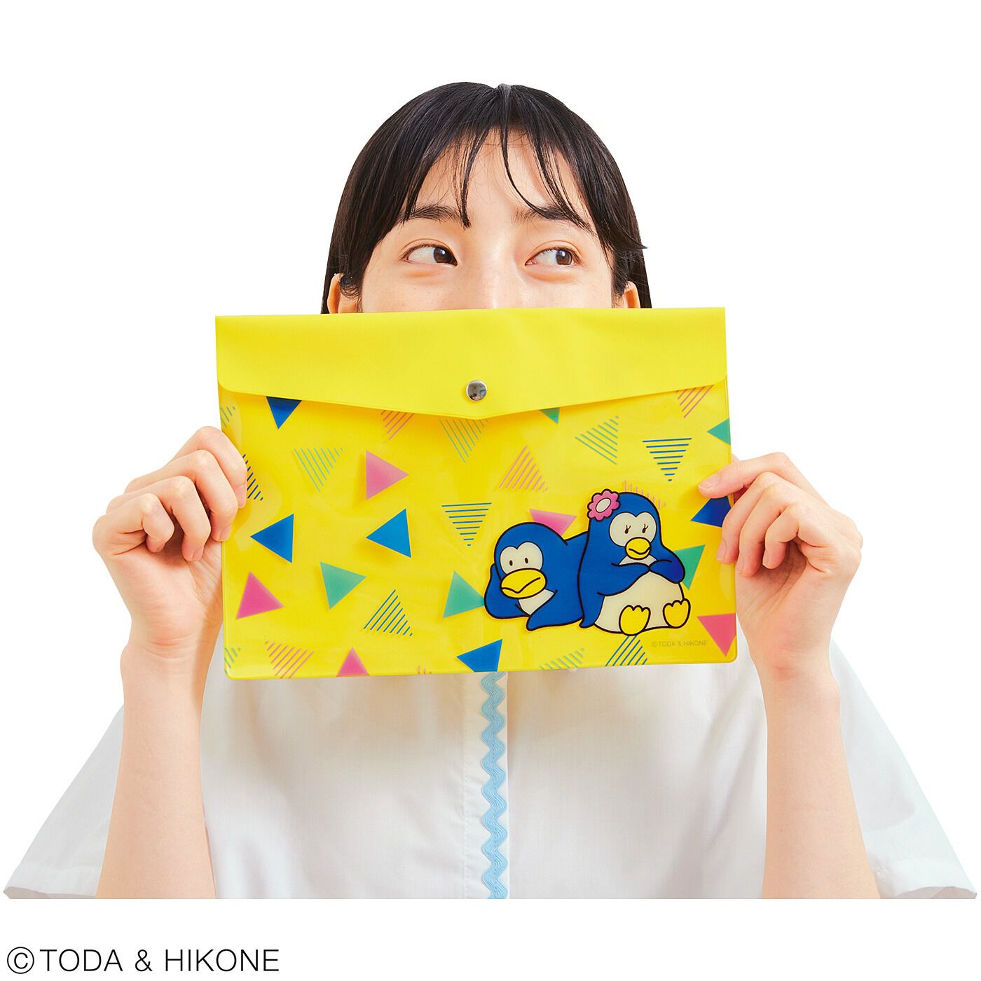 フェリシモの雑貨 Kraso|パピプペンギンズ　レトロポップなフラットケースの会|B5がすっぽり。本の持ち運びにもおすすめ！