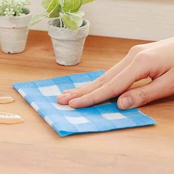 フェリシモの雑貨 Kraso | ホタテの貝殻から生まれた 水だけ除菌ロールダスター