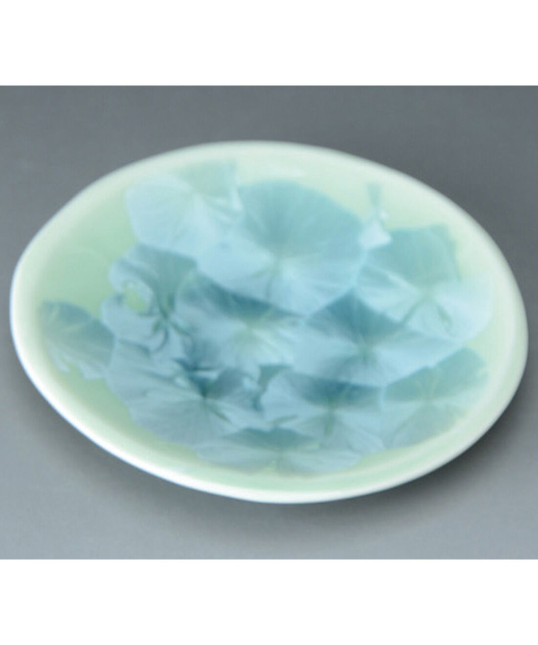 フェリシモの雑貨 Kraso|花結晶（緑）三寸皿