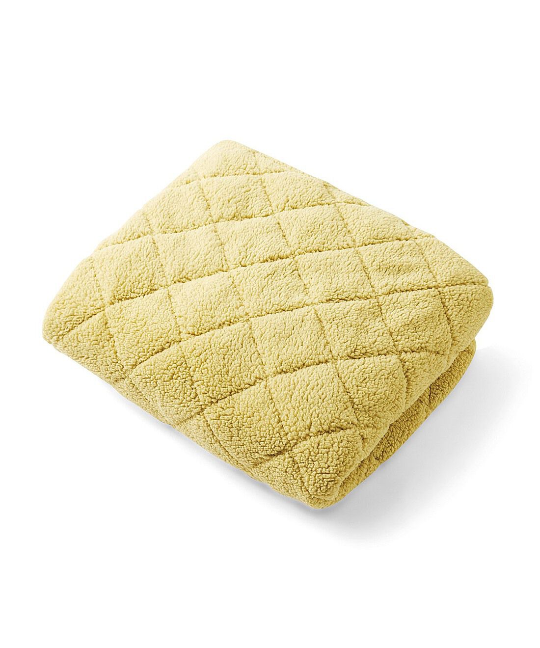 フェリシモの雑貨Kraso［クラソ］|クーフゥ　まるで雲の上で眠っているみたい シープボアに全身ゆだねる 中わたふんわりクッション敷カバー〈ファミリー〉の会|〈イエロー〉