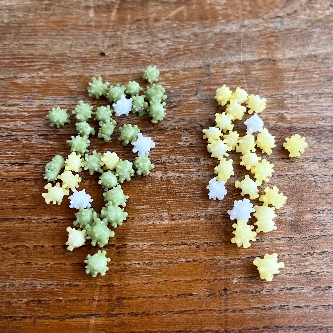 フェリシモの雑貨 Kraso|浮き星ぺーパーボックス入り 2種セット|お申込みタイプ2：柚子ベース＆抹茶ベース