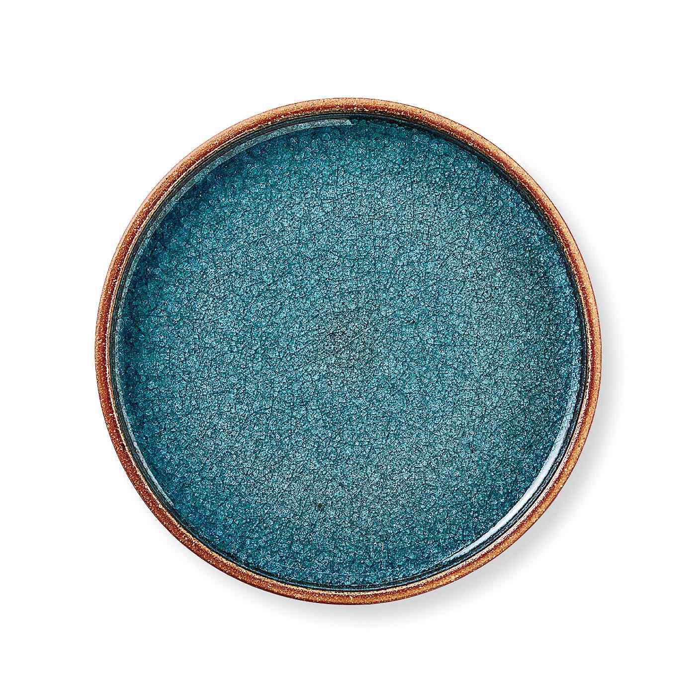 フェリシモの雑貨 Kraso|信楽焼の味わい深い　カラフル切立皿〈スモール〉の会|〈BLUE DEEP WATER〉