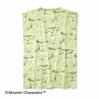 フェリシモの雑貨 Kraso | MOOMINダブルガーゼの着るバスタオルドレス