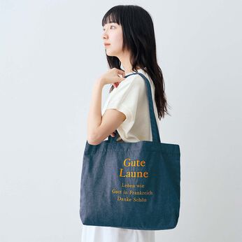 フェリシモの雑貨 Kraso | リサイクルコットン混ロゴ刺しゅうトート