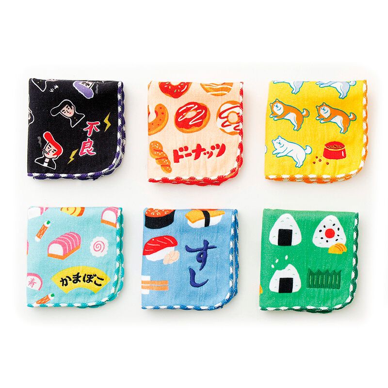 フェリシモの雑貨 Kraso|ニューレトロ　よいこのミニタオル　ピクニックのお供２枚セット