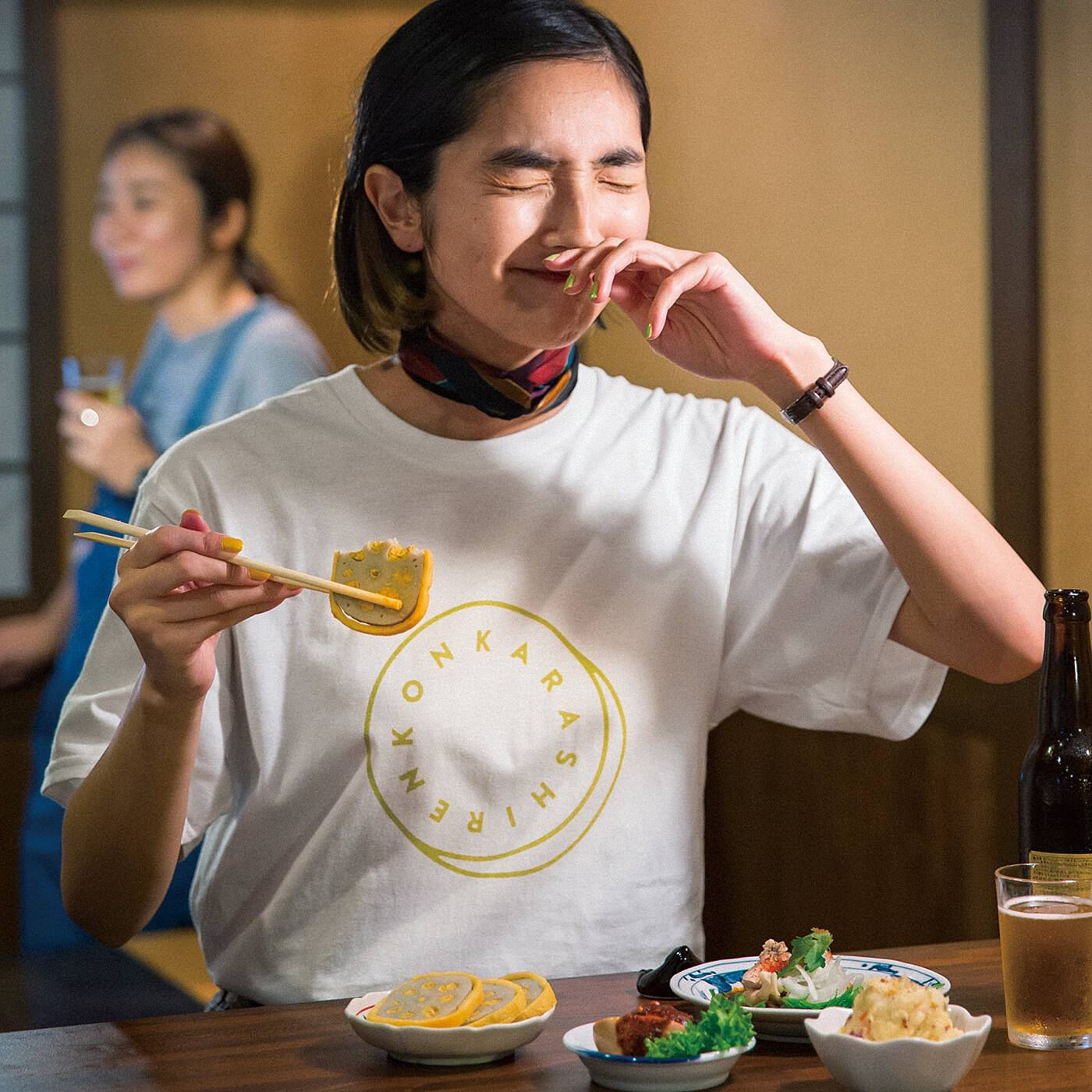 フェリシモの雑貨 Kraso|よしもとコラボ　からし蓮根のおしゃれ着万歳Tシャツ