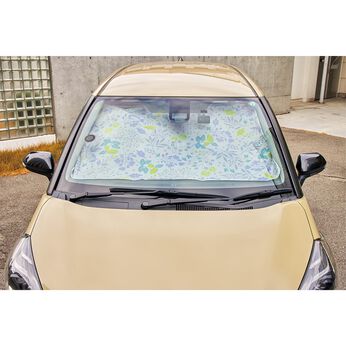 フェリシモの雑貨 Kraso | 車用傘型サンシェードフラワー小型自動車