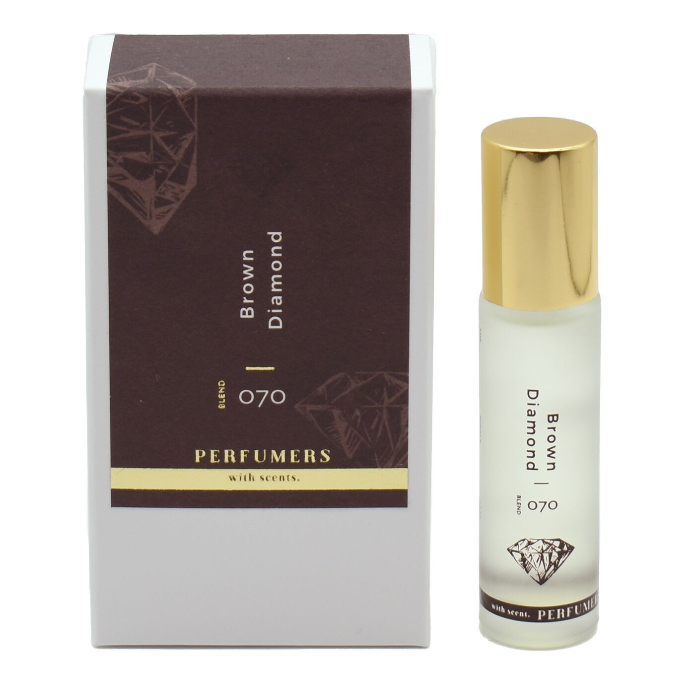 フェリシモの雑貨 Kraso|PERFUMERS  ロールオンパフュームオイルの会|〈ブラウンダイアモンド〉配合した香りの数は70種類。