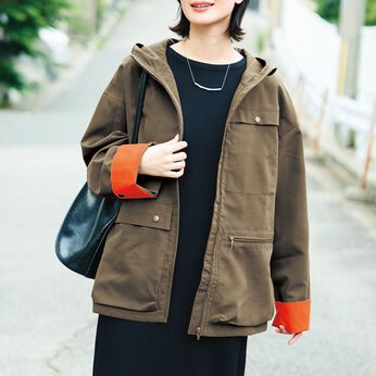 フェリシモの雑貨 Kraso | スタイリストりさ×アプデ着られるバッグ（Ｒ）ＪＫ