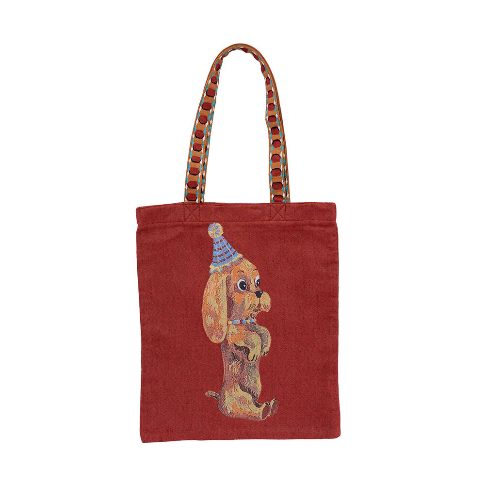 フェリシモの雑貨Kraso［クラソ］|Nathalie Lete Rectangle tote bag Dog