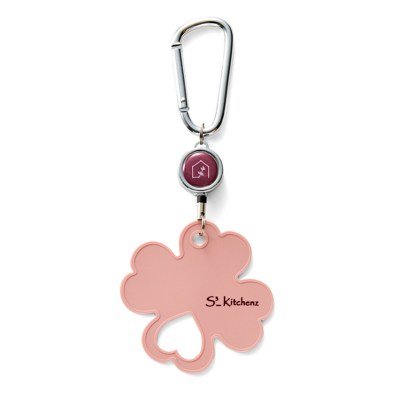 フェリシモの雑貨Kraso［クラソ］|エスキューブキッチンズ ポリ袋もペットボトルも簡単に開けられる リール付きシリコーンオープナー|リールは約34cm伸びます！