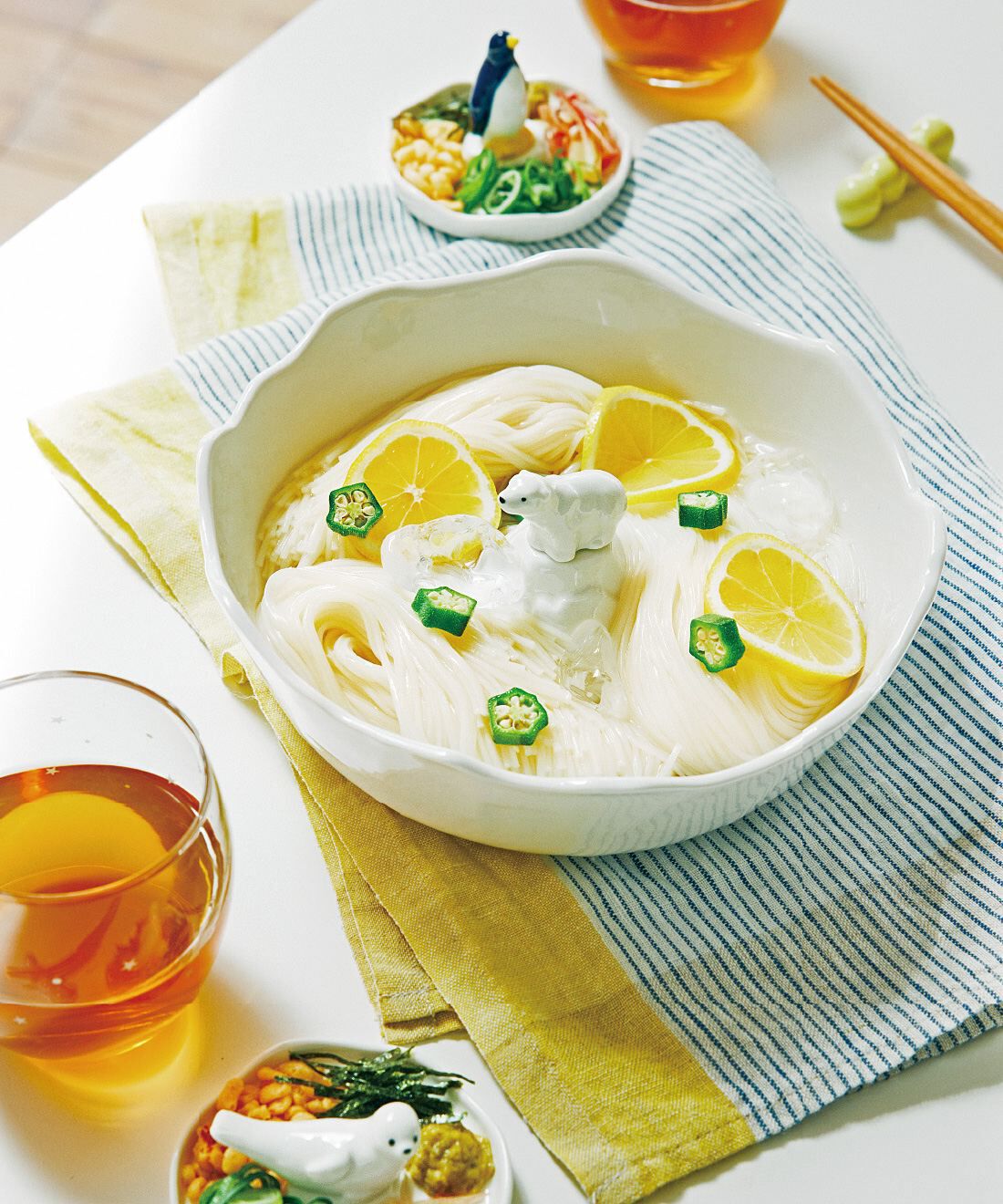 フェリシモの雑貨 Kraso|流氷の世界が食卓を涼やかに　シロクマたたずむそうめん鉢