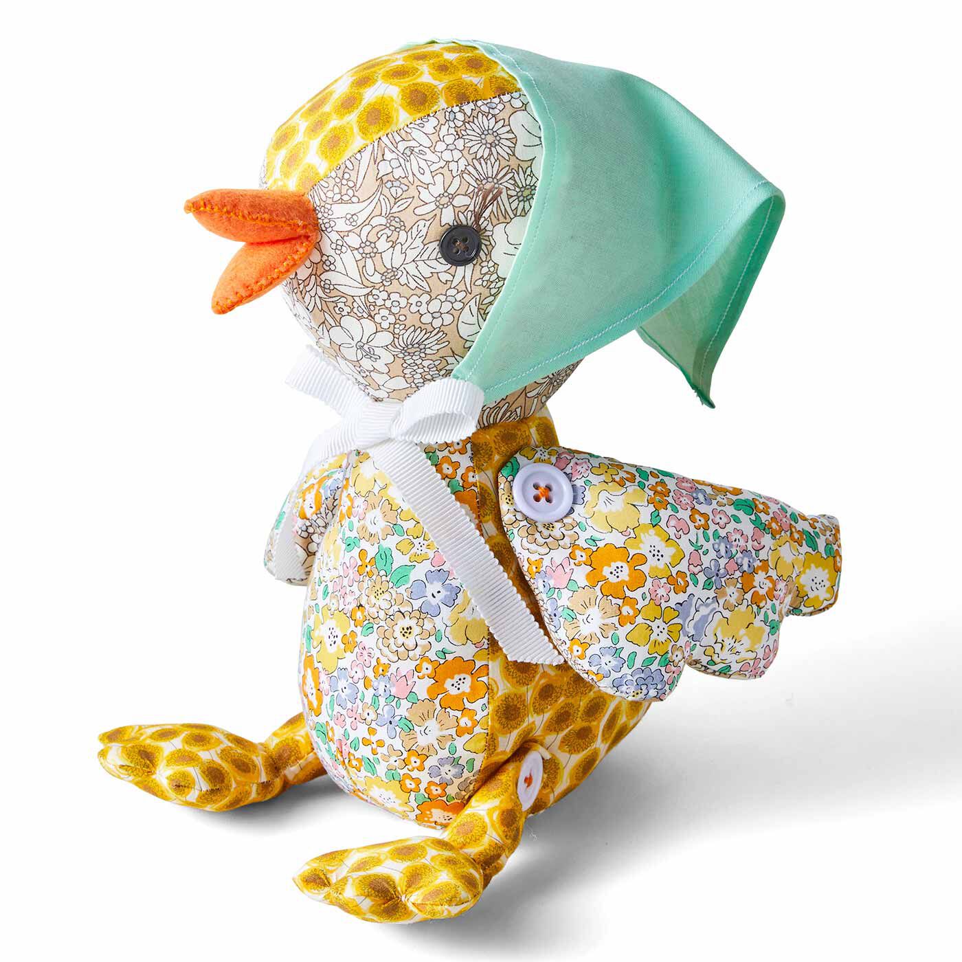 Couturier|ハッピートイズパッチワーク ほっこりおちゃめなアヒルちゃん 「リバティ・ファブリックス」材料セット〈イエロー配色〉