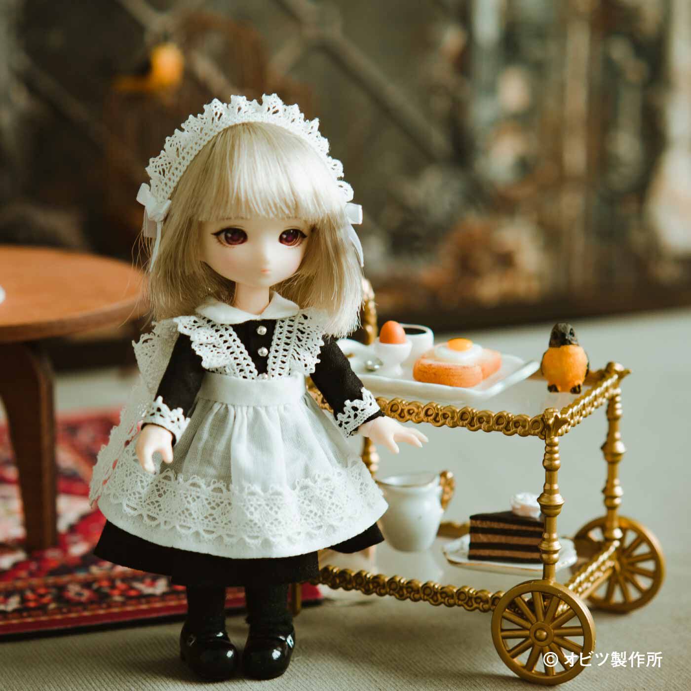 Couturier|クラシカルな甘さでおもてなし 11cmドール〈オビツ11〉用メイドドレスのキット|おいしい紅茶はいかが？