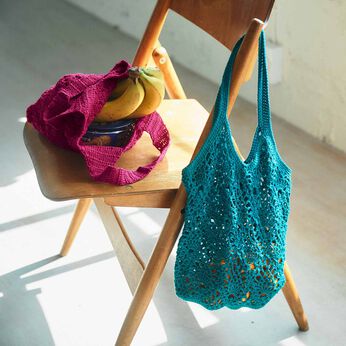 クチュリエ | わたかみりりりで編むネットバッグ