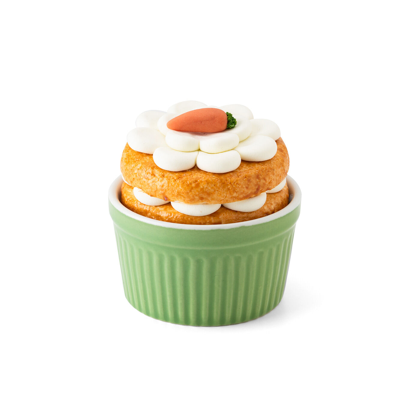 Couturier|本物みたいで食べちゃいそう！ 粘土で作る簡単カップケーキの小物入れの会|〈キャロットケーキ〉