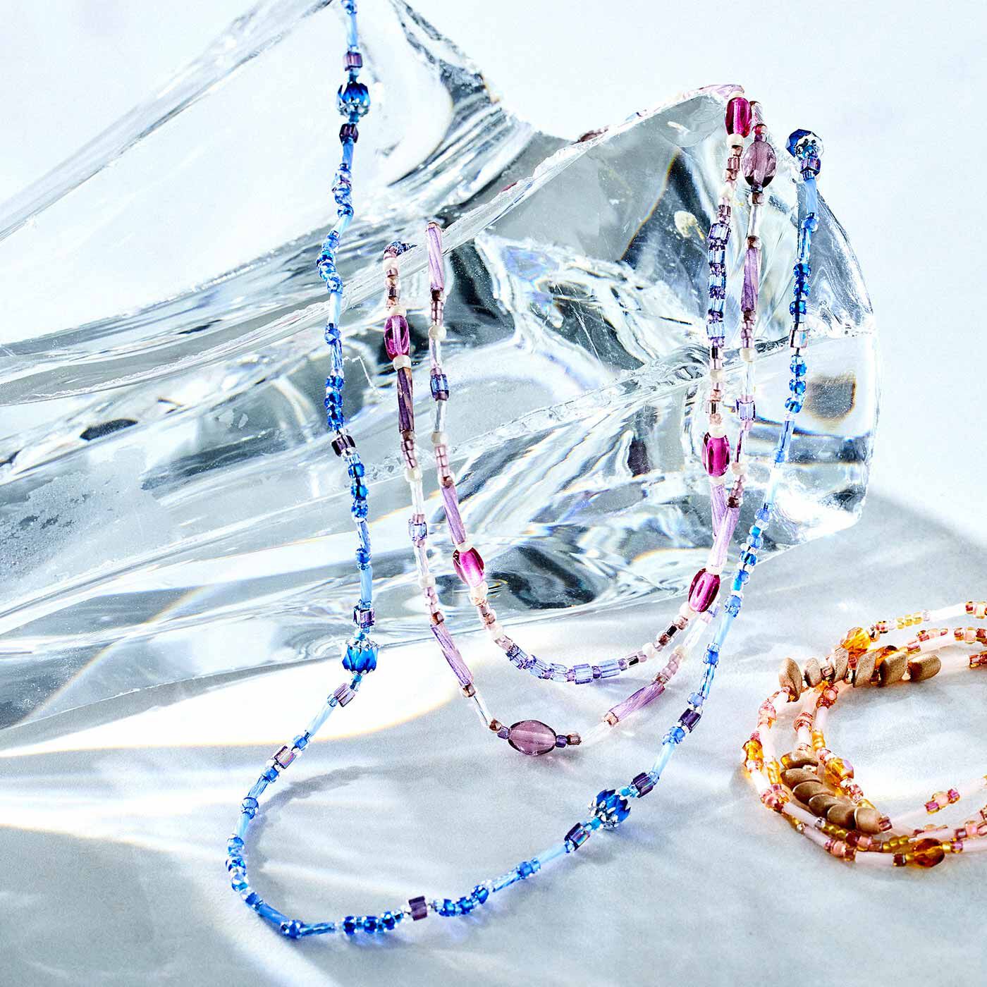 Couturier|通して結んで完成！ マルチに使えるビーズアクセサリーの会|夕陽がとけた紅茶