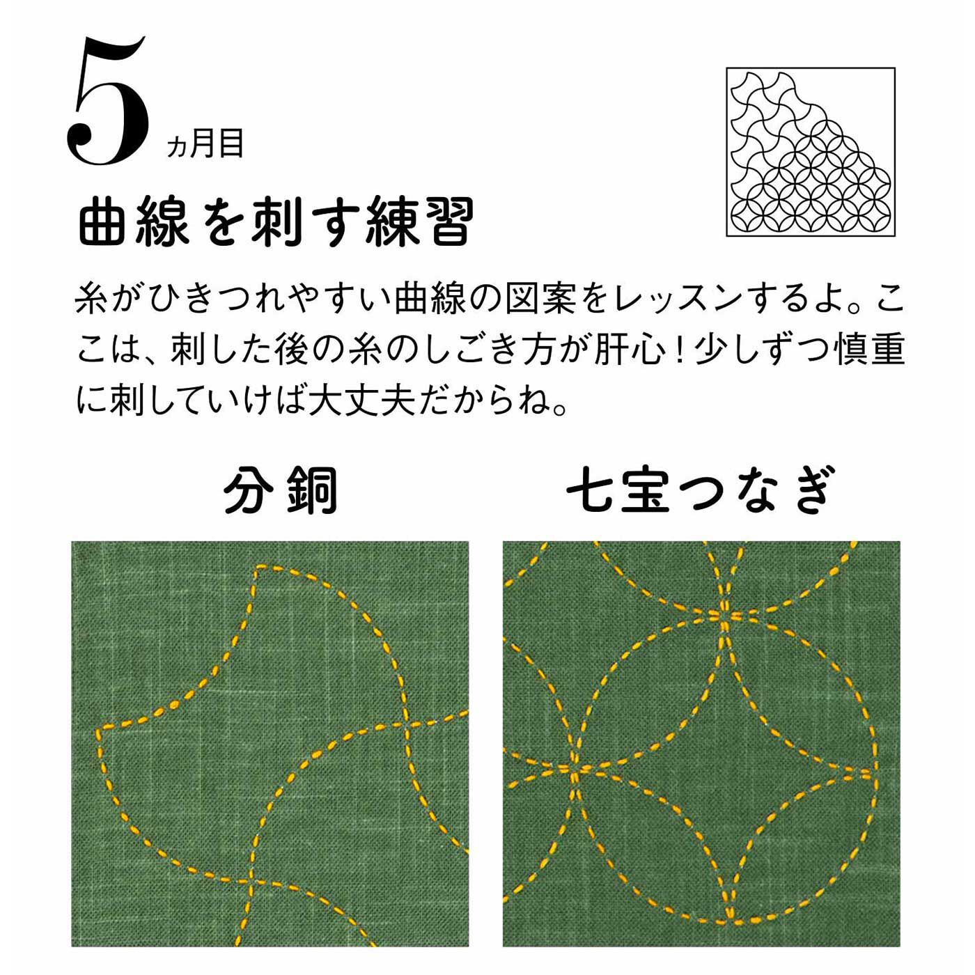 Couturier|はじめてさんのきほんのき ちくちく刺し子のてとりあしとりレッスンの会