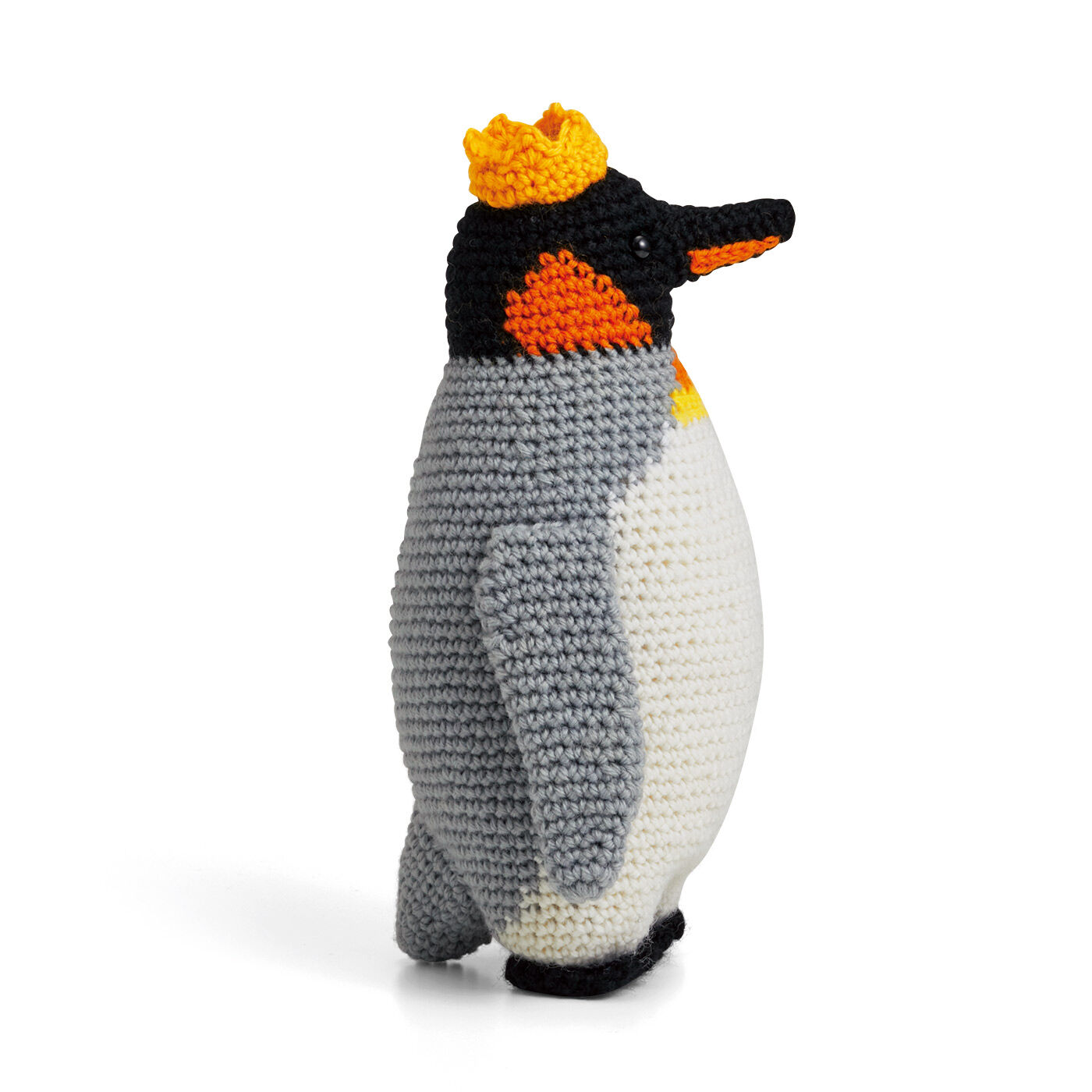Couturier|旭山動物園・ボルネオの森応援商品　ハッピートイズプロジェクト　おさんぽ大好きキングペンギン編みぐるみ