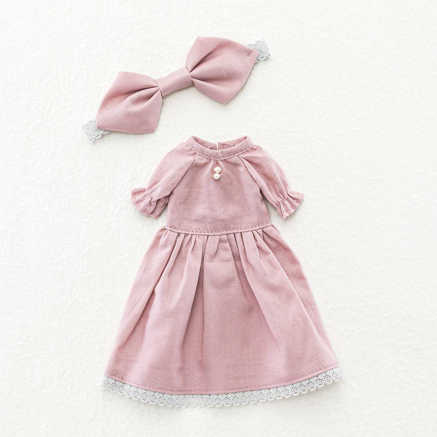Couturier|ふんわり袖がかわいい　ドール用フレアワンピースとヘッドドレスのキット|3.ロマンティック