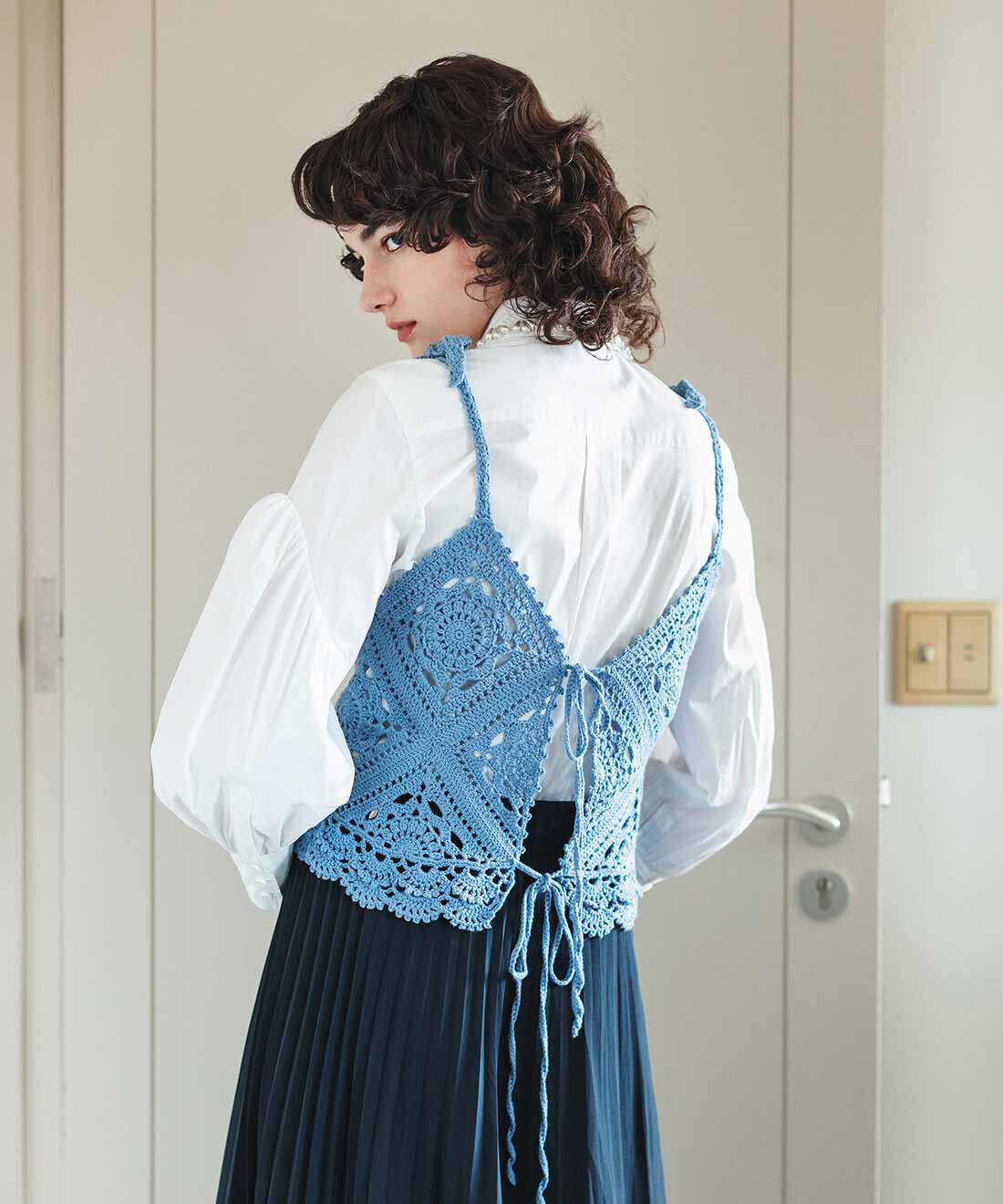 Couturier|編んで着る楽しさ見つけた！ 初心者さんにもおすすめ かぎ針モチーフ編みビスチェの会