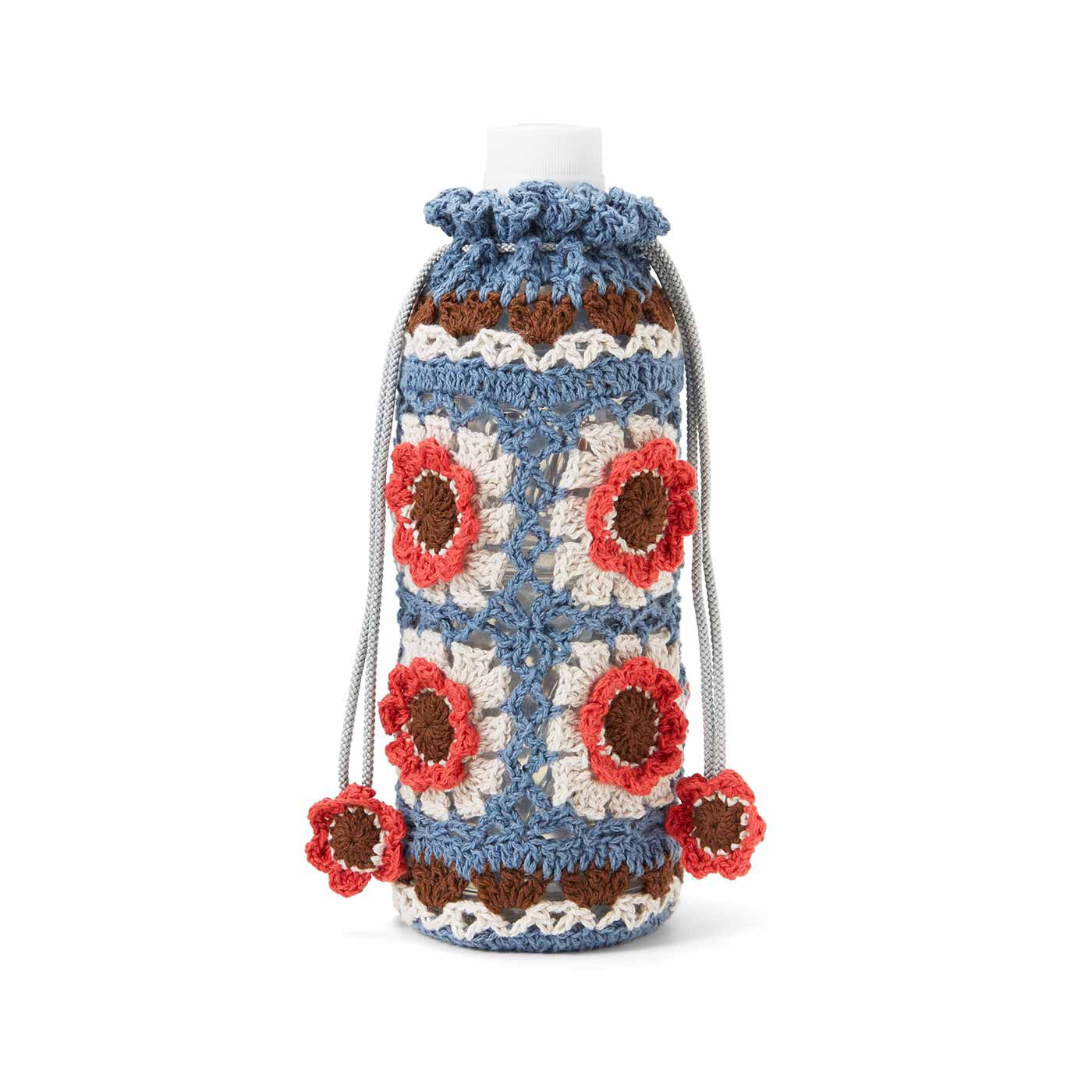 Couturier|かぎ針編みで花を咲かせる コットン糸のボトルカバーの会|アネモネ