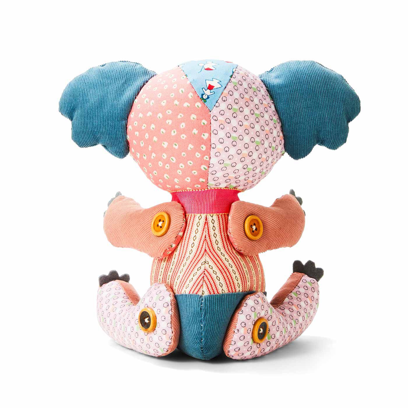 Couturier|ハッピートイズ いつもほがらか ごきげんコアラちゃん パッチワークぬいぐるみ型紙セット
