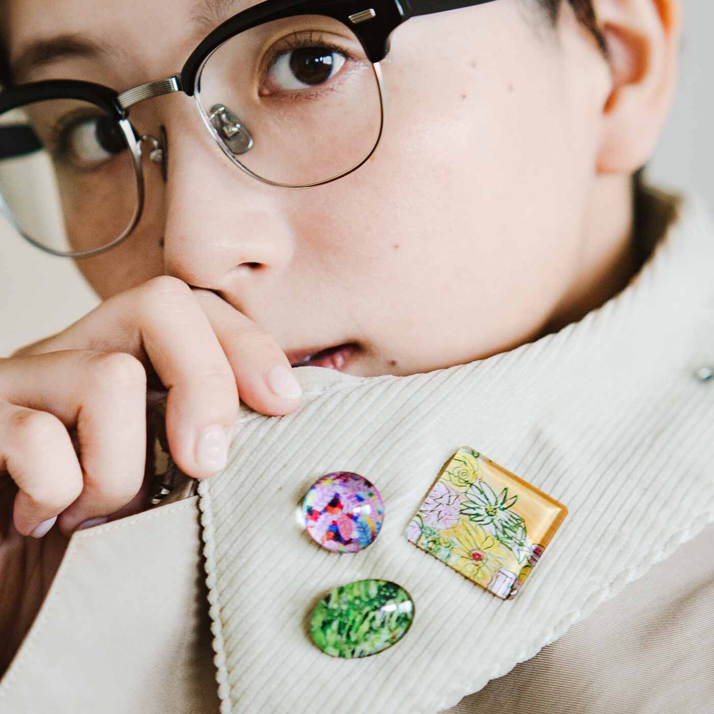 Couturier|クチュリエ×ユニカラート アートをしずくに閉じ込めて 感覚的に作るガラスボタンの会