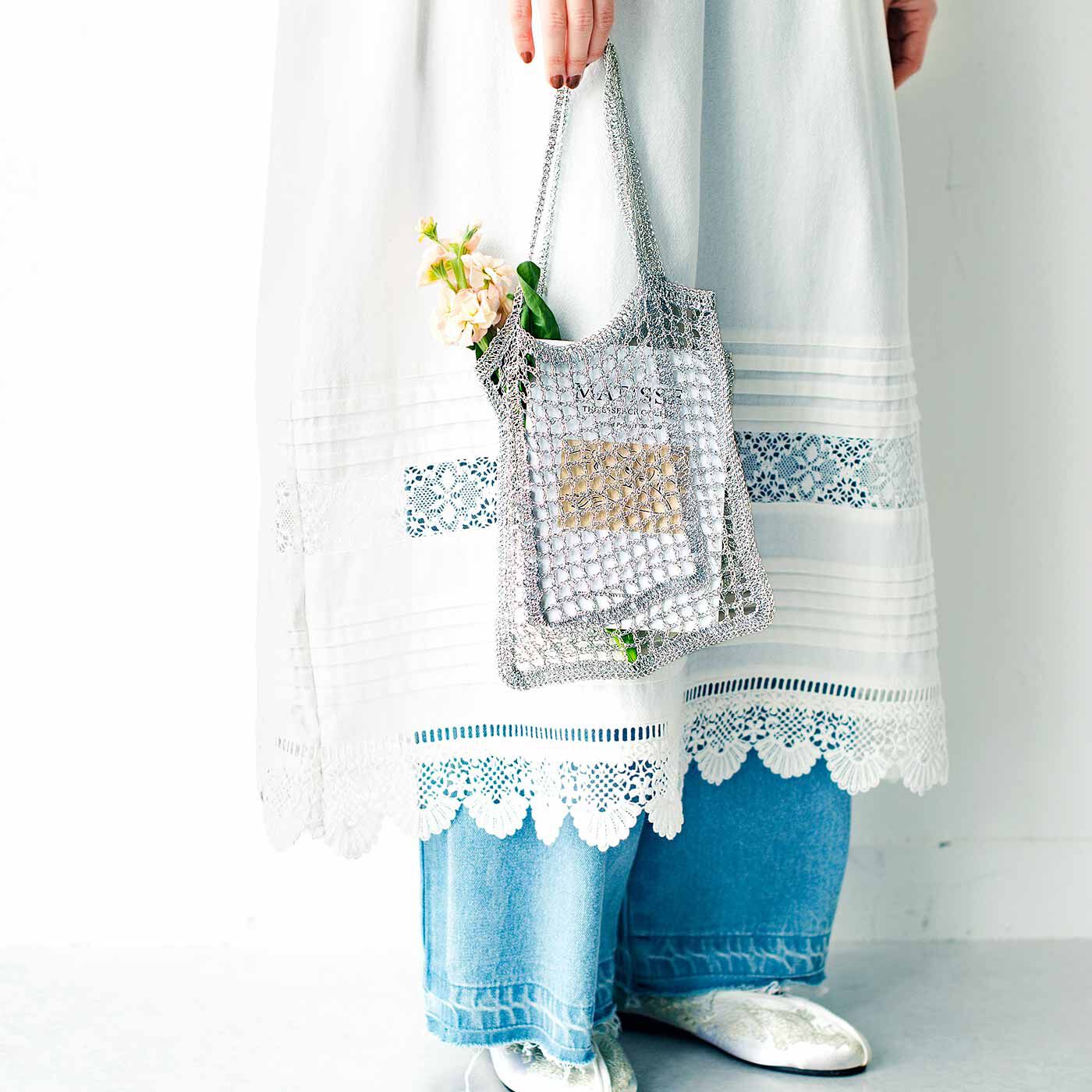 Couturier|視線を集めるきらめき やわらかくて編みやすい メタリックヤーンのかぎ針バッグの会