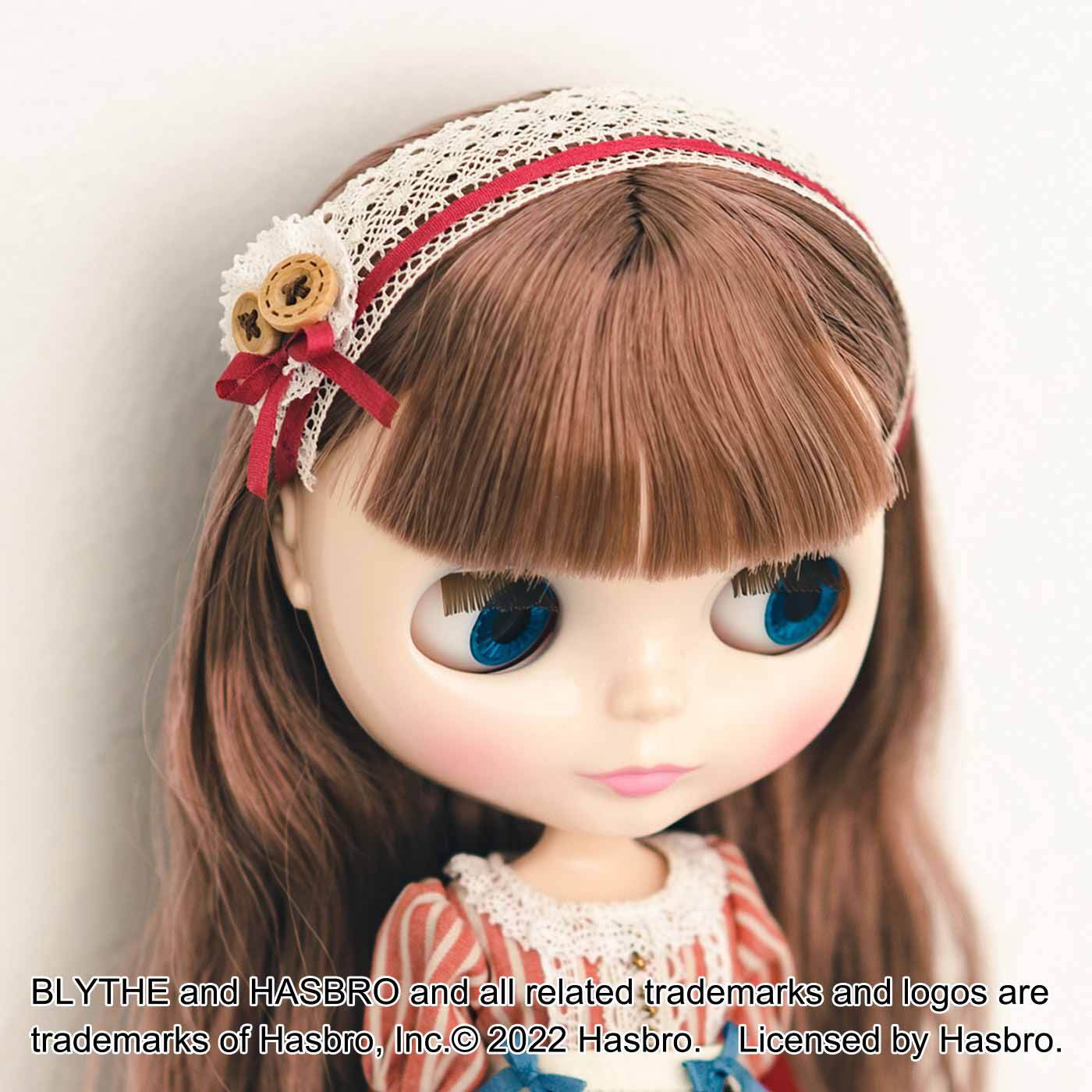 Couturier[クチュリエ]|ブライス×クチュリエアミィ ちいさなクチュリエール アウトフィットキット|リボンのほか、レースのヘアバンドも。2種のヘッドドレスが作れます。