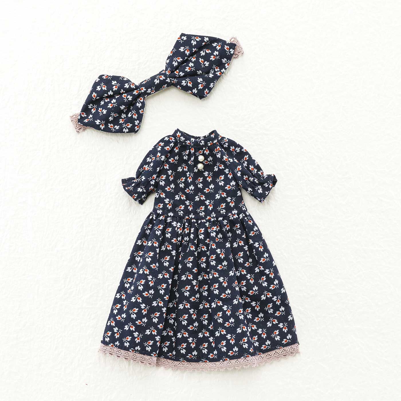 Couturier|ふんわり袖がかわいい　ドール用フレアワンピースとヘッドドレスのキット|2.プロヴァンス