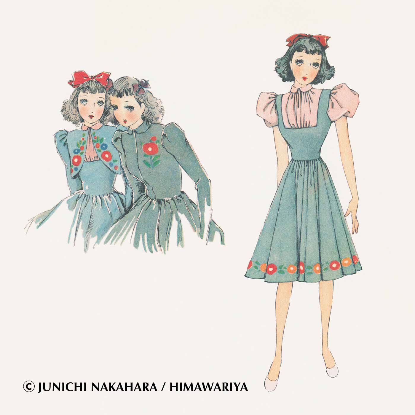Couturier|【7月分以降よりお届け】中原 淳一×クチュリエ アミィ 爛漫（らんまん）花咲く乙女スタイルコレクションの会|『女学生服装帖』より/原画