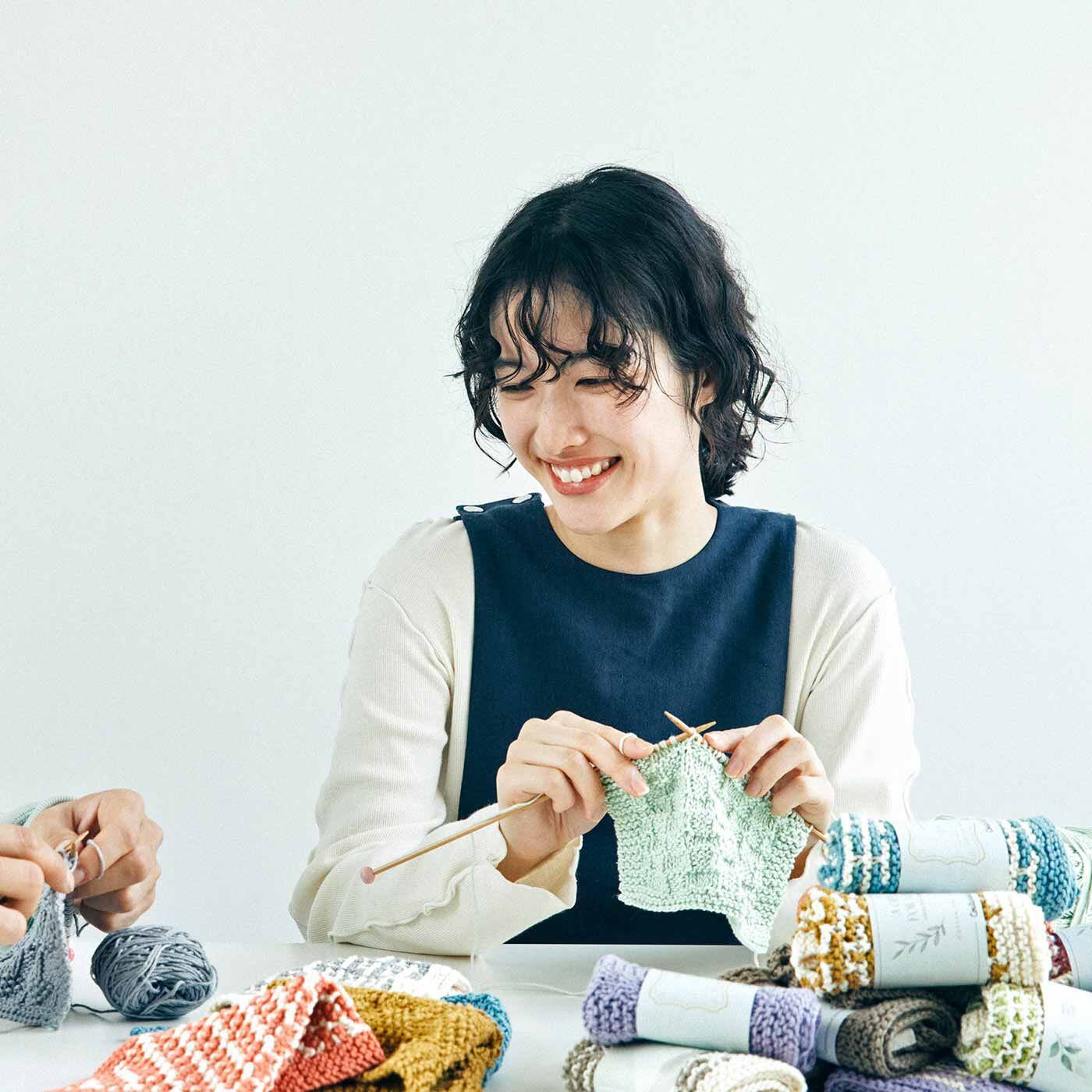 Couturier|気持ちを整えるような日々の習慣 棒針編み タオルのように使えるクロスの会