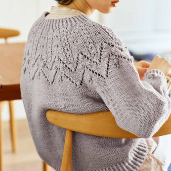 クチュリエ | 今こそチャレンジ手編みのセーターグレー